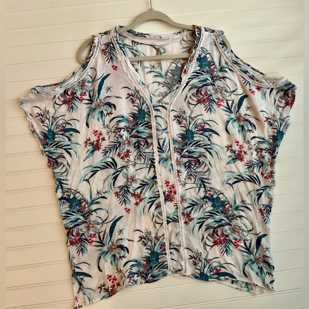 Raisin’s Paraiso Printed Samba Caftan Cover-Up - Picture 2 of 7